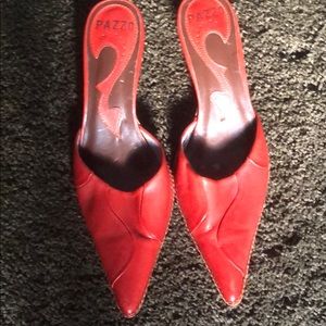 Hardly worn leather Pazzo slip on size 8M